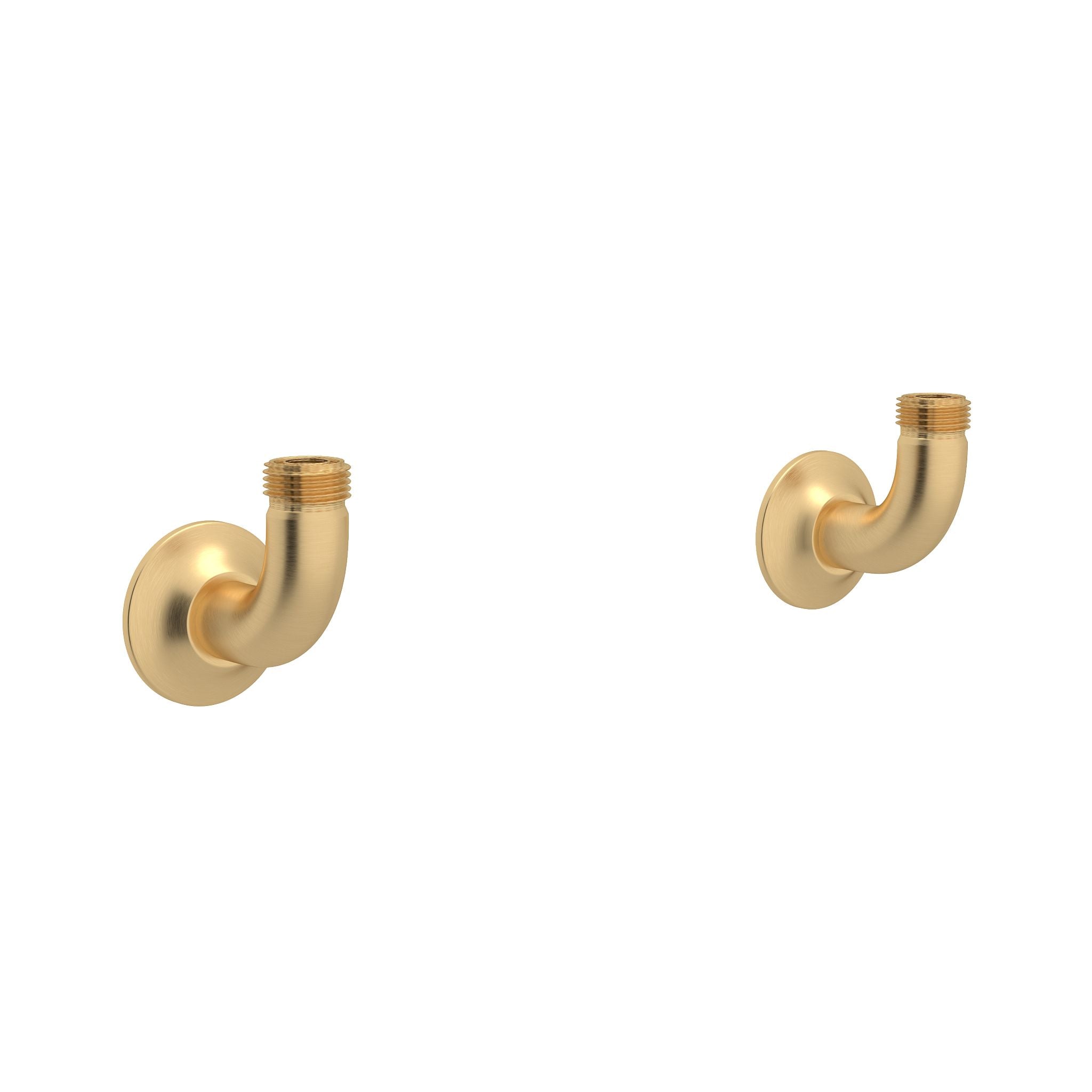 Rohl Georgian Era Uniones de Pared para Mezcladora Tipo Puente - Oro Inglés Satinado