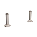 Rohl Georgian Era Uniones Rectas de Cubierta para Mezcladora Tipo Puente - Níquel Satinado