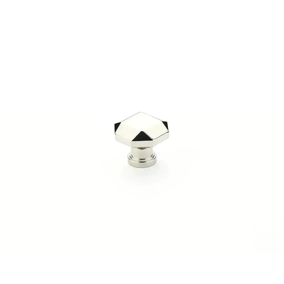 Schaub Perilla Menlo Park Faceted, 1-1/4" — Níquel Pulido