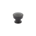 Schaub Perilla Menlo Park Escalonada Redonda, 1-1/4" — Negro Mate