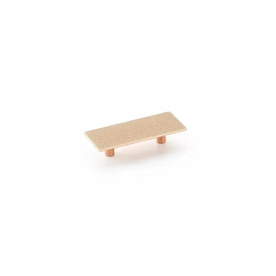 Schaub Jaladera Modo Rectangular, 1-7/8" cc — Oro Rosa Pulido