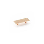 Schaub Jaladera Modo Rectangular, 1-7/8" cc — Oro Rosa Pulido