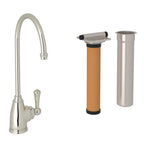 Rohl Georgian Era Kit de Mezcladora Filtradora de Cocina - Níquel Pulido