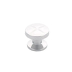 Schaub Perilla Northport Redonda, 1-3/8" diám. — Cromo Pulido