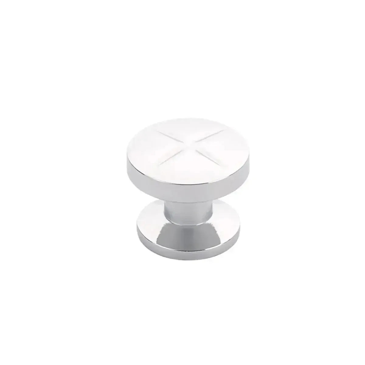 Schaub Perilla Northport Redonda, 1-3/8" diám. — Cromo Pulido