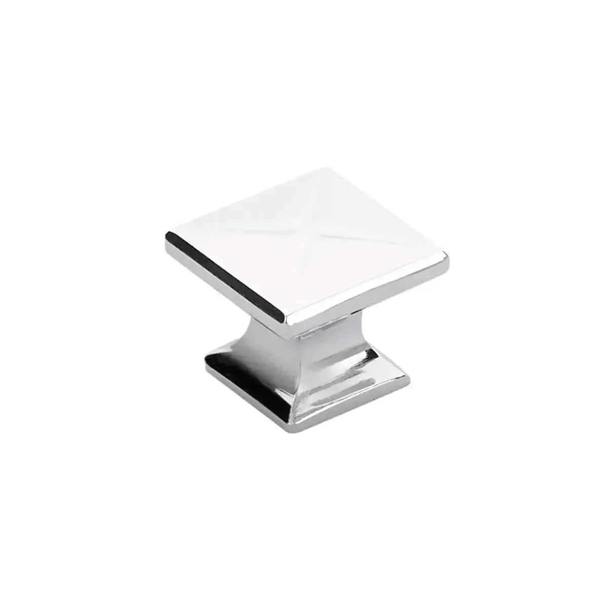 Schaub Perilla Northport Cuadrada, 1-3/8" diám. — Cromo Pulido