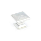 Schaub Perilla Northport Cuadrada, 1-3/8" diám. — Níquel Pulido