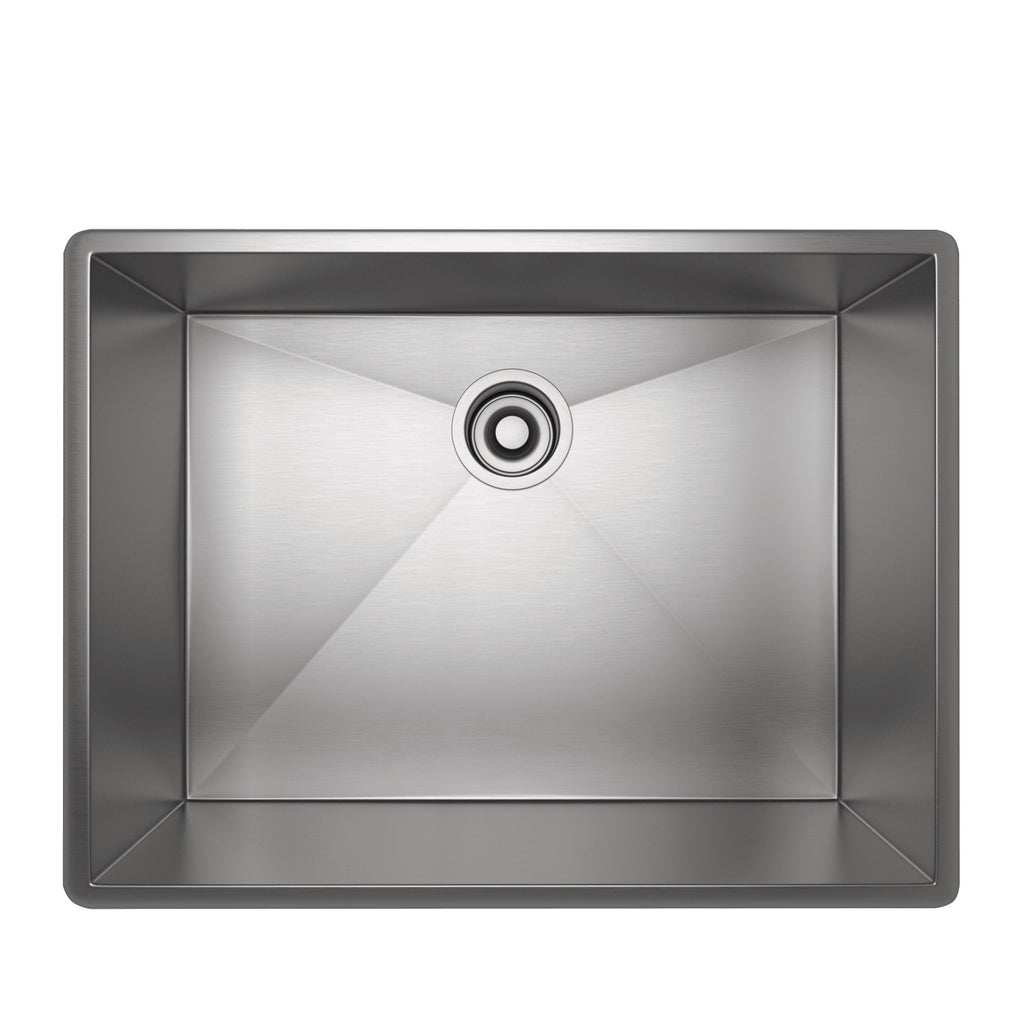 Rohl Forze Tarja Sencilla de Acero Inoxidable 24" - Acero Inoxidable Cepillado