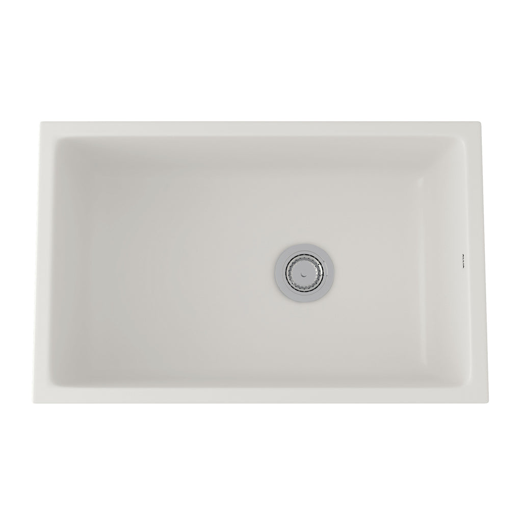 Rohl Allia Tarja Sencilla Bajocubierta de Fireclay 32" - Pergame
