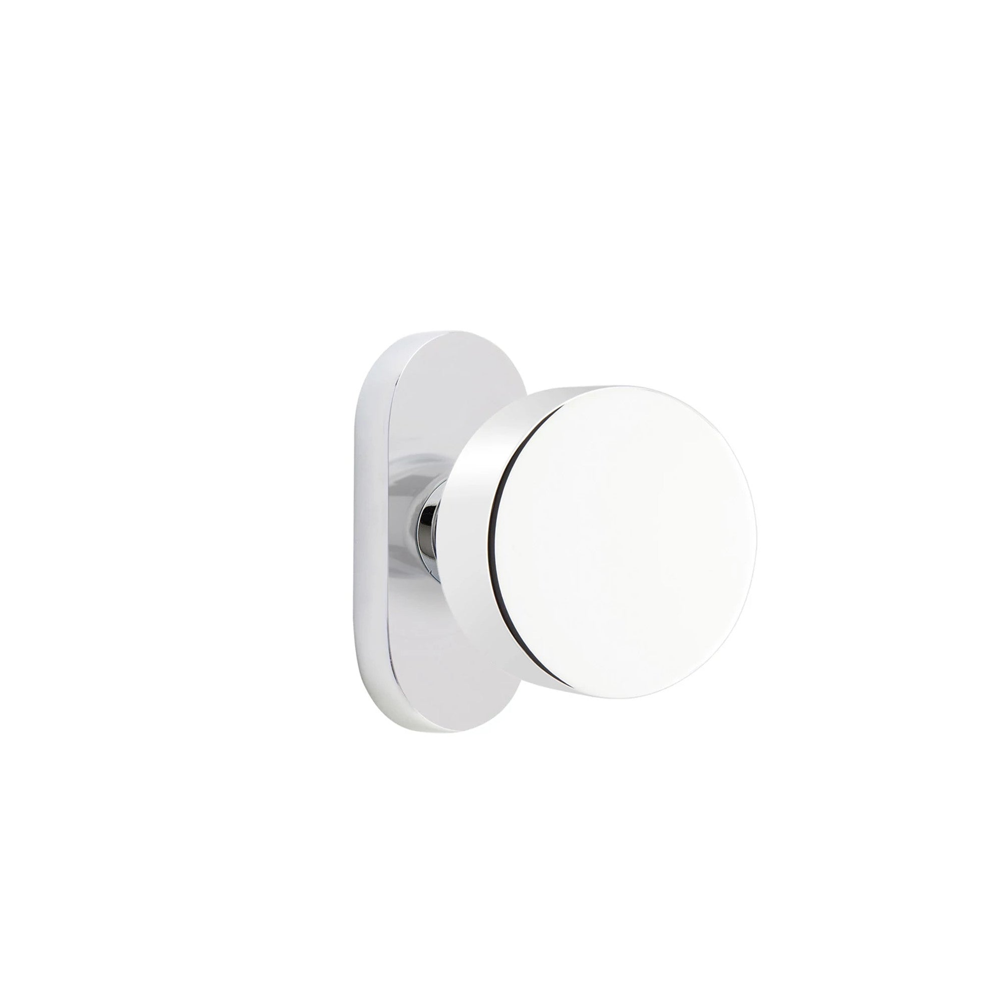 Cromo Pulido · 1-1/2" x3" Oval Rosette