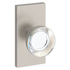 Baldwin Hardware Reserve Perilla Contemporary Crystal — Níquel satinado — Contemporary 5 — Paso