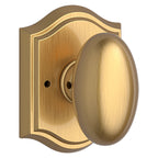 Baldwin Hardware Reserve Perilla Ellipse — Latón satinado Lifetime — Traditional Arch — Privacidad