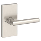 Baldwin Hardware Reserve Manija Tube — Níquel satinado — Contemporary 5 — Privacidad