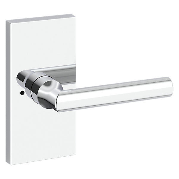 Baldwin Hardware Reserve Manija Tube — Cromo pulido — Contemporary 5 — Privacidad