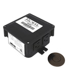 Rohl Caja de Control para Triturador con Botón Neumático - Transicional - Latón Toscano