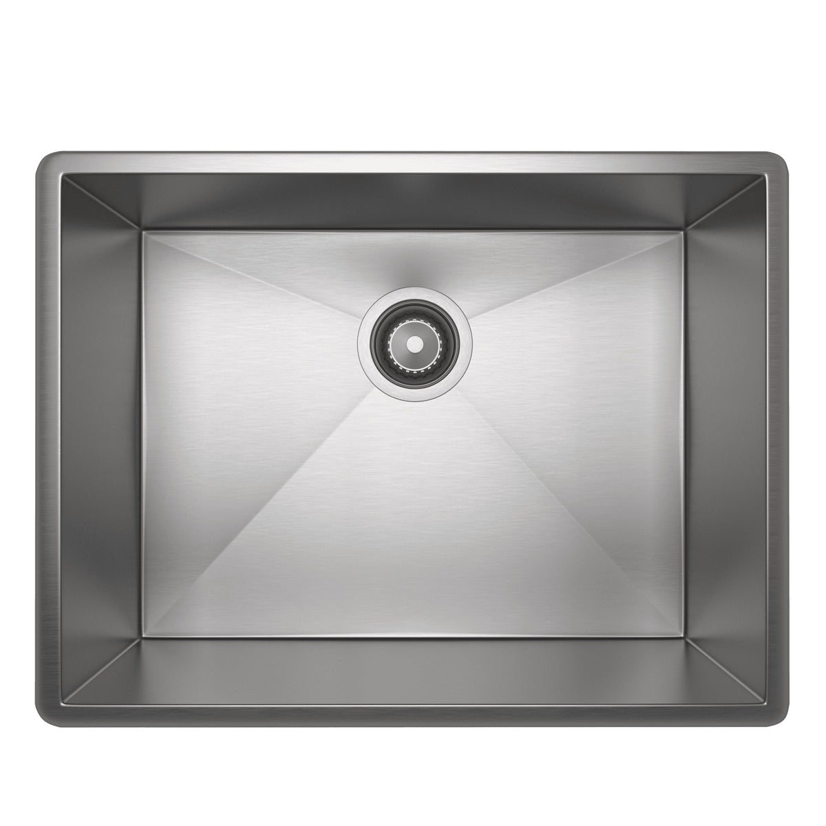Rohl Forze Tarja Sencilla de Acero Inoxidable para Cocina o Lavadero 21" - Acero Inoxidable Cepillado