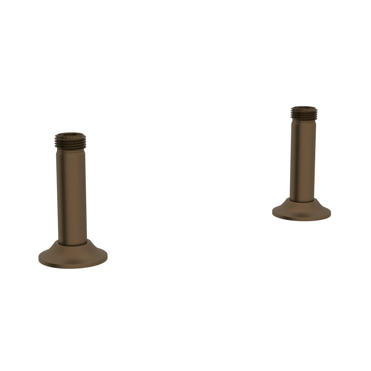 Rohl Georgian Era Uniones Rectas de Cubierta para Mezcladora Tipo Puente - Bronce Inglés