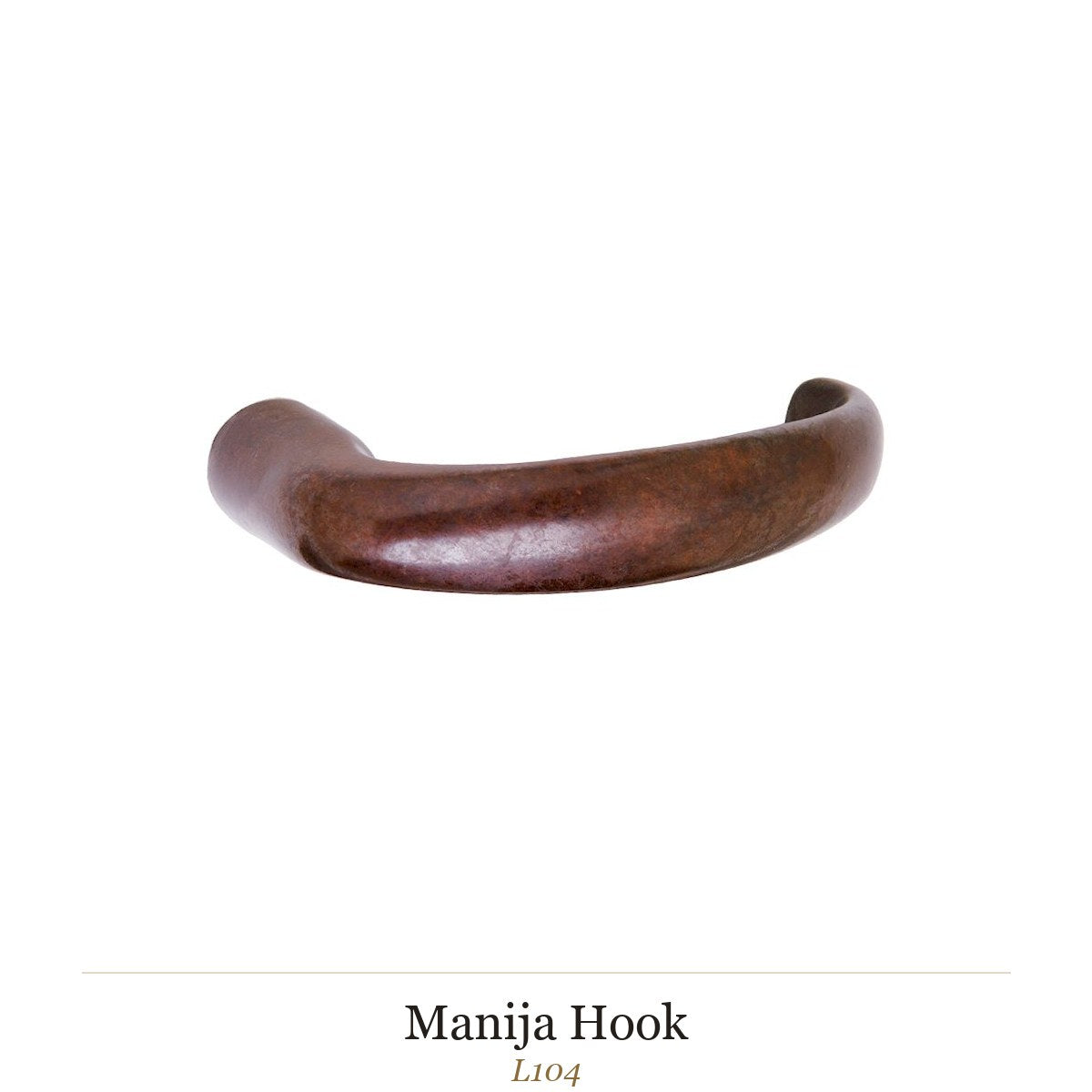 Manija Hook — Rocky Mountain Hardware bronce macizo