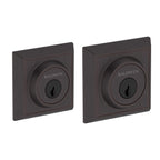 Baldwin Hardware Reserve Cerrojo Chamfered Square — Bronce veneciano (doble cilindro)
