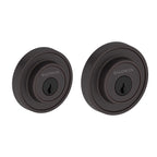 Baldwin Hardware Reserve Cerrojo Recessed Round — Bronce veneciano (doble cilindro)