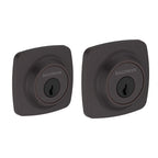 Baldwin Hardware Reserve Cerrojo Soft Square — Bronce veneciano (doble cilindro)
