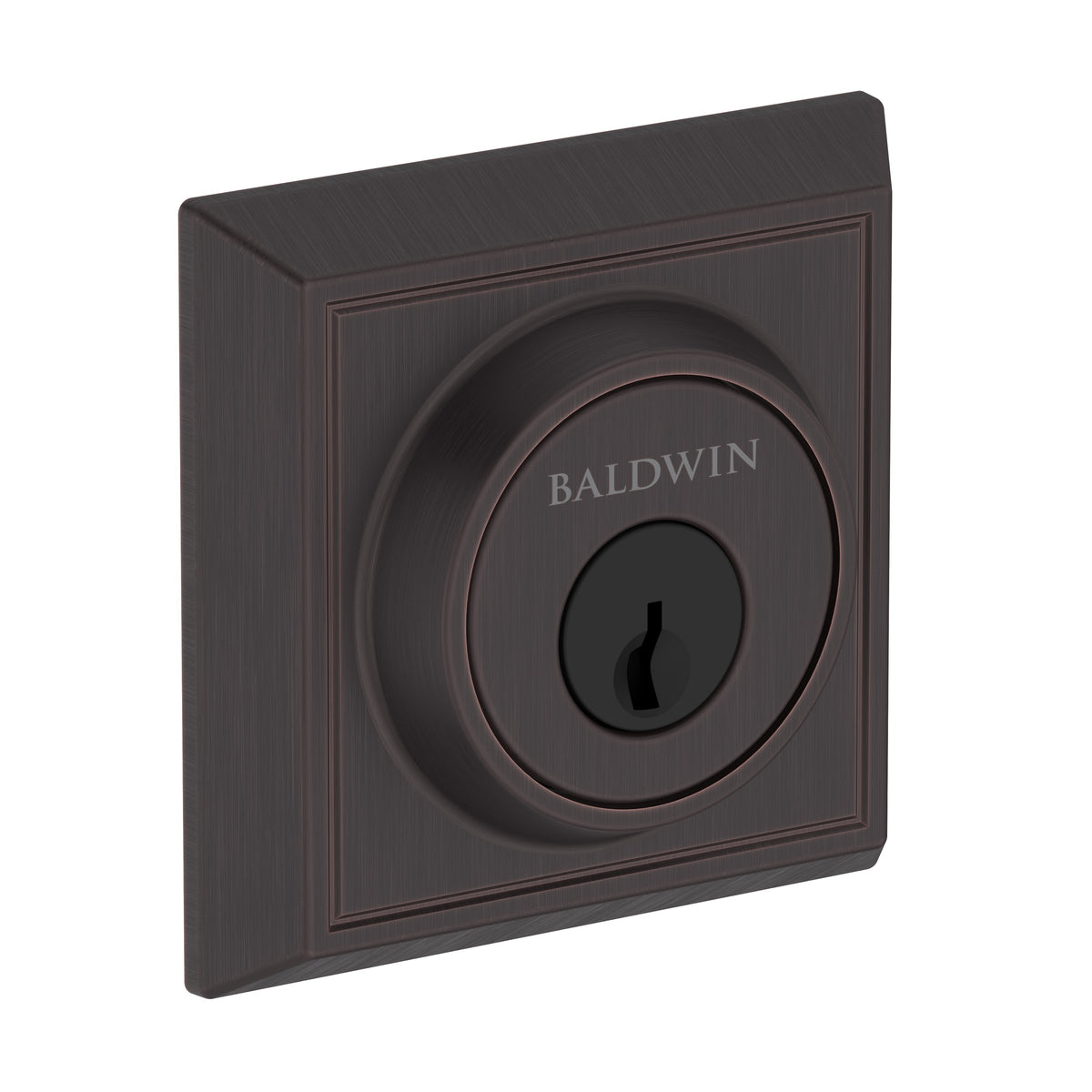 Baldwin Hardware Reserve Cerrojo Chamfered Square — Bronce veneciano