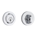 Baldwin Hardware Reserve Cerrojo Contemporary Round — Cromo pulido