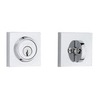 Baldwin Hardware Reserve Cerrojo Contemporary Square — Cromo pulido