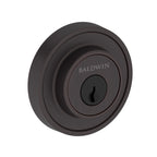 Baldwin Hardware Reserve Cerrojo Recessed Round — Bronce veneciano