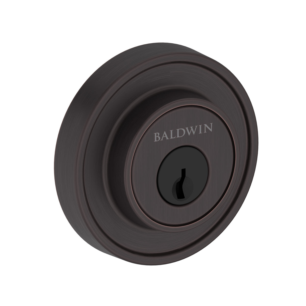 Baldwin Hardware Reserve Cerrojo Recessed Round — Bronce veneciano