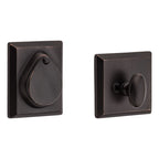 Baldwin Hardware Reserve Cerrojo Rustic Square — Bronce oscuro