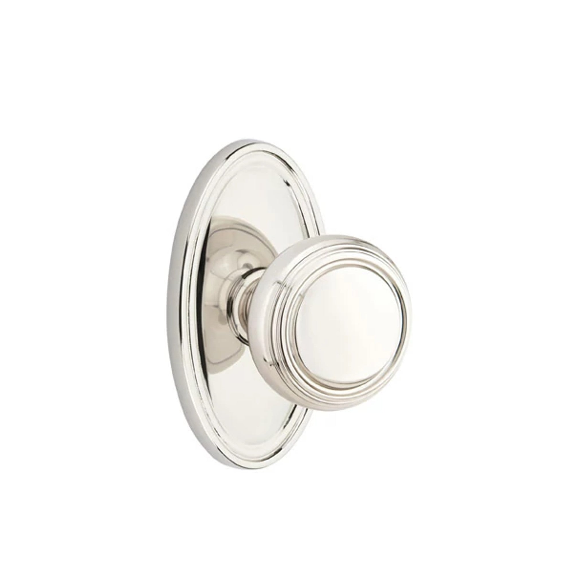 Níquel Pulido · Oval Rosette