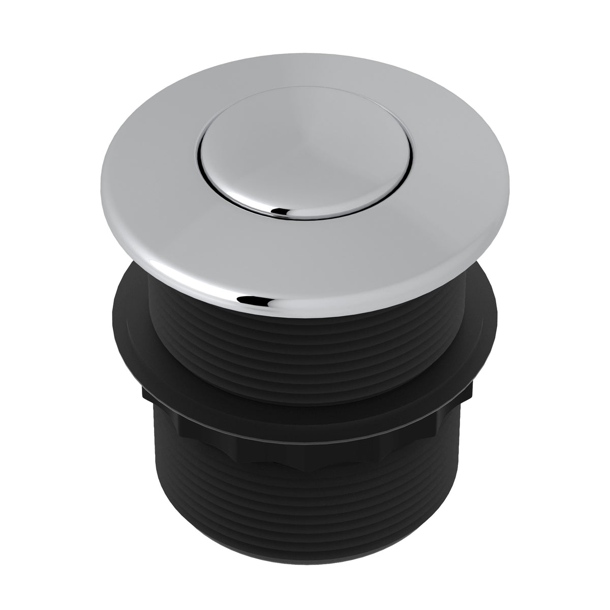 Rohl Botón Neumático para Triturador - Transicional - Cromo Pulido