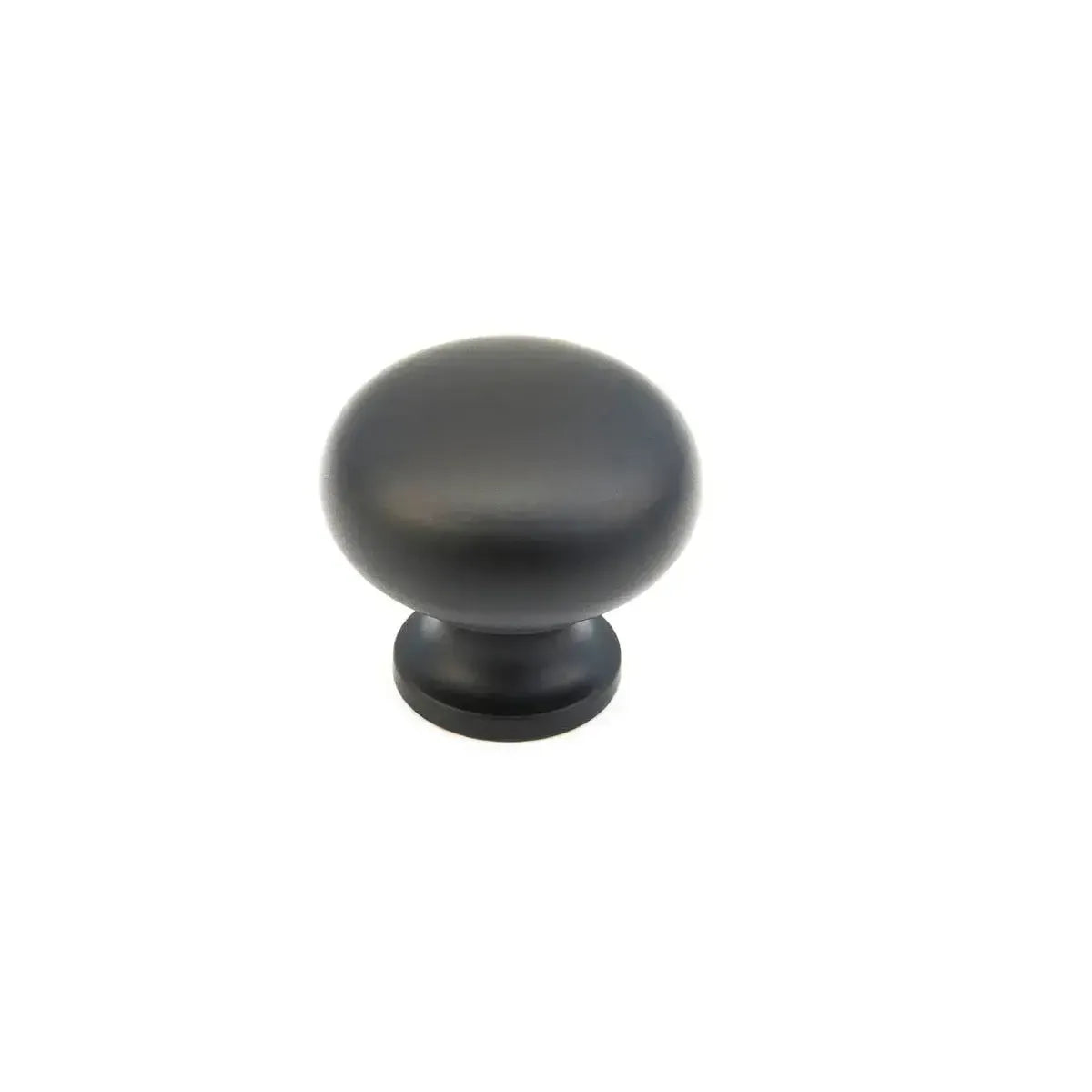 Schaub Perilla Country Tradicional Redonda, 1-1/4" diám. — Negro Mate