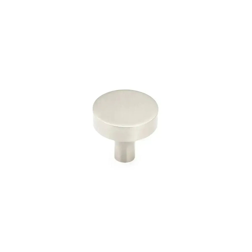 Schaub Perilla Haniburton Redonda, 1-1/4" — Níquel Satinado