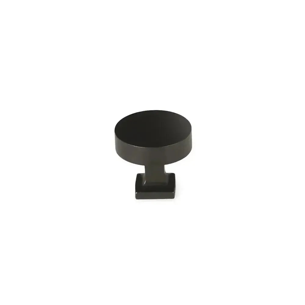 Schaub Perilla Haniburton Base Redonda Cuadrada, 1-1/4" — Negro Mate