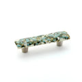 Schaub Jaladera Ice Confetti Turquoise Note**** We de Vidrio, 3" cc