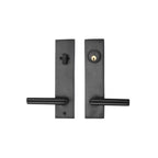 Ashley Norton Juego de Entrada Tubular — Escudo UBLES (Suite Rectangular · Latón) — foto de producto