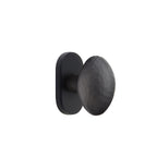 Negro Mate · 1-1/2" x3" Oval Rosette