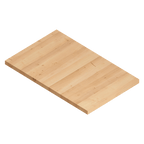 Julien · Tabla de Corte de Madera Maciza para Tarja — Maple / 12″ × 19″ · tazón de 18″ de fondo