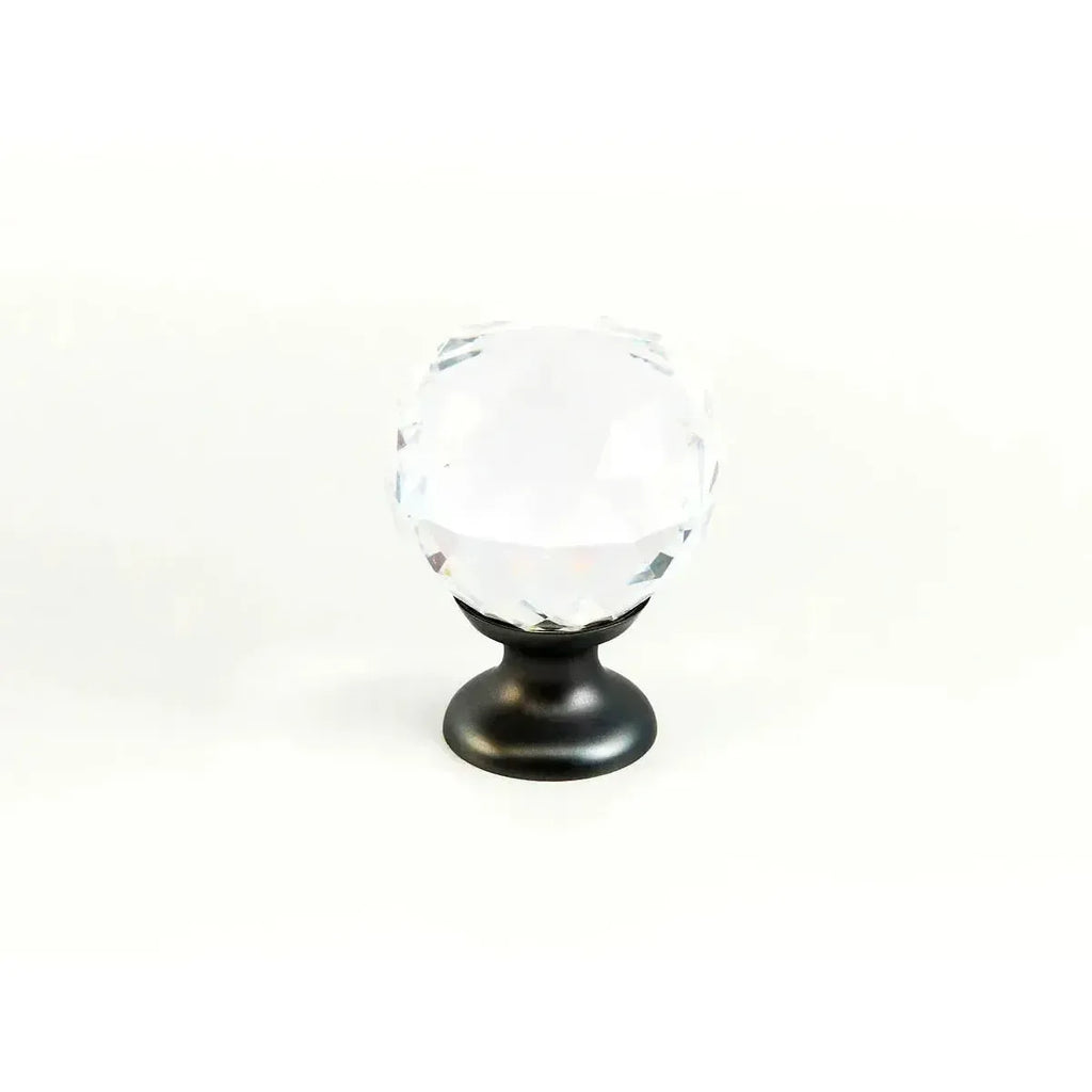 Schaub Perilla Stargaze Redonda de Cristal, 1-1/8" diám. — Bronce