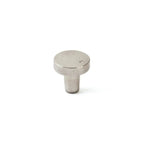 Schaub Perilla Turno Redonda, 1.25" diám. — Bronce Blanco Pulido