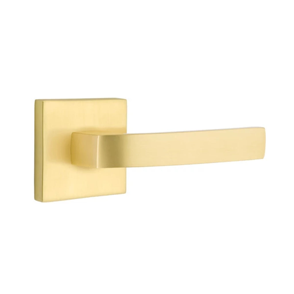 Latón Satinado · Square Rosette