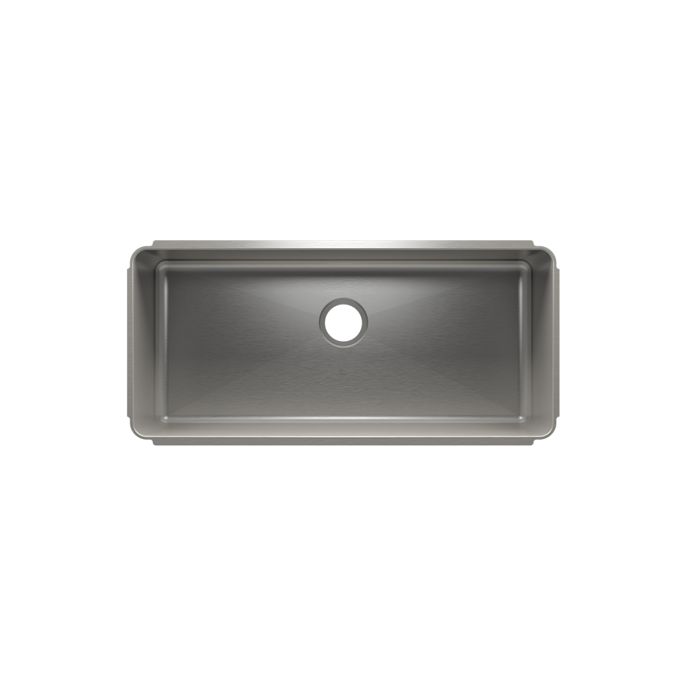 Julien Classic · Tarja de Cocina de Un Tazón (Bajo Cubierta) — 36″ × 16″ × 10″