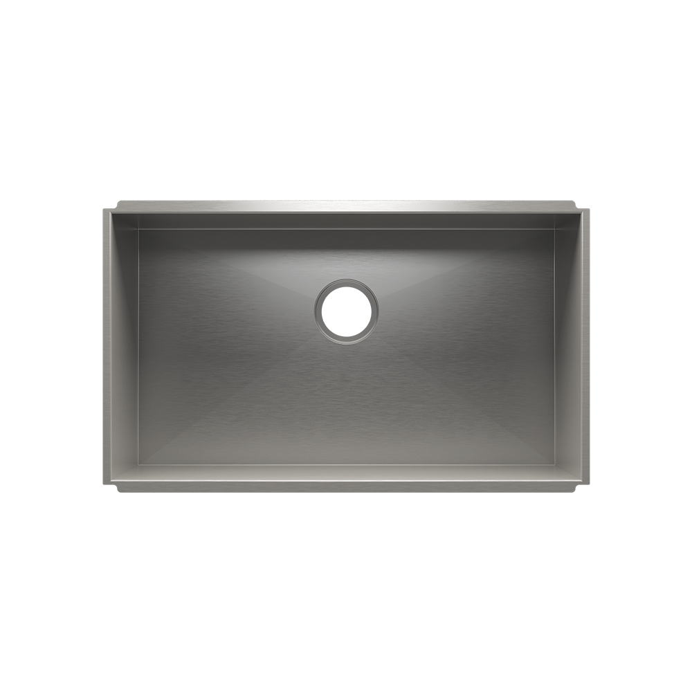 Julien UrbanEdge · Tarja de Cocina de Un Tazón (Bajo Cubierta) — 30″ × 17″ × 10″