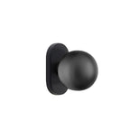 Negro Mate · 1-1/2" x3" Oval Rosette