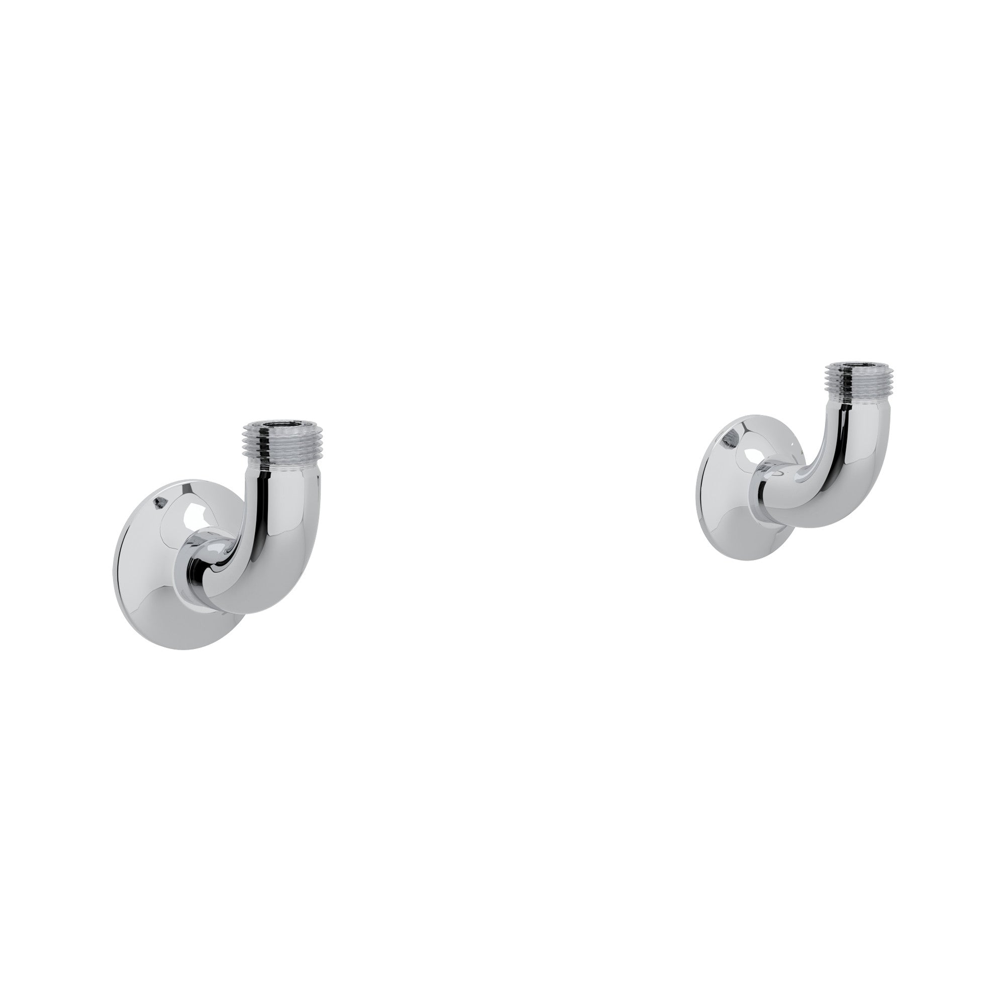 Rohl Georgian Era Uniones de Pared para Mezcladora Tipo Puente - Cromo Pulido