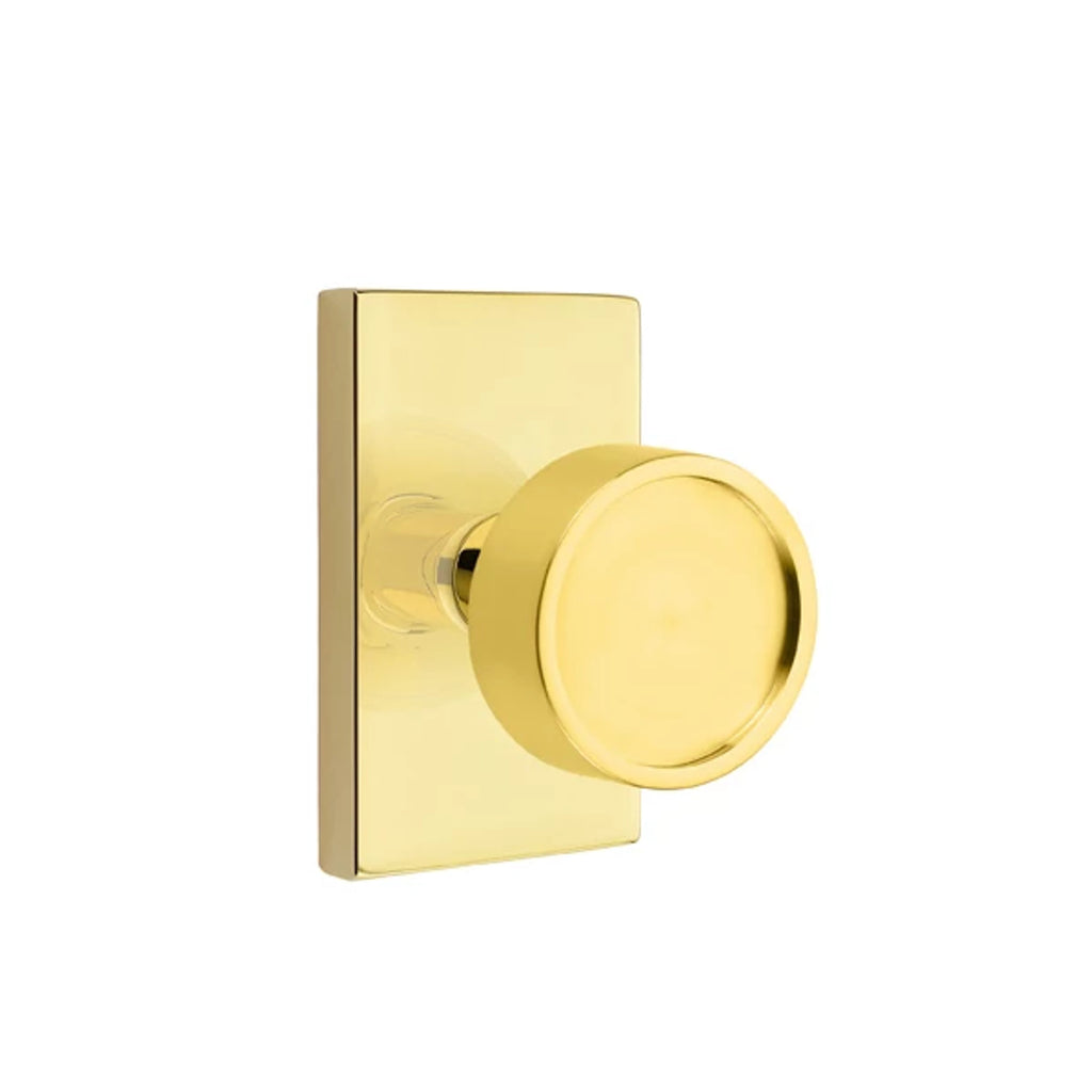 Latón sin Laca · Modern Rectangular Rosette