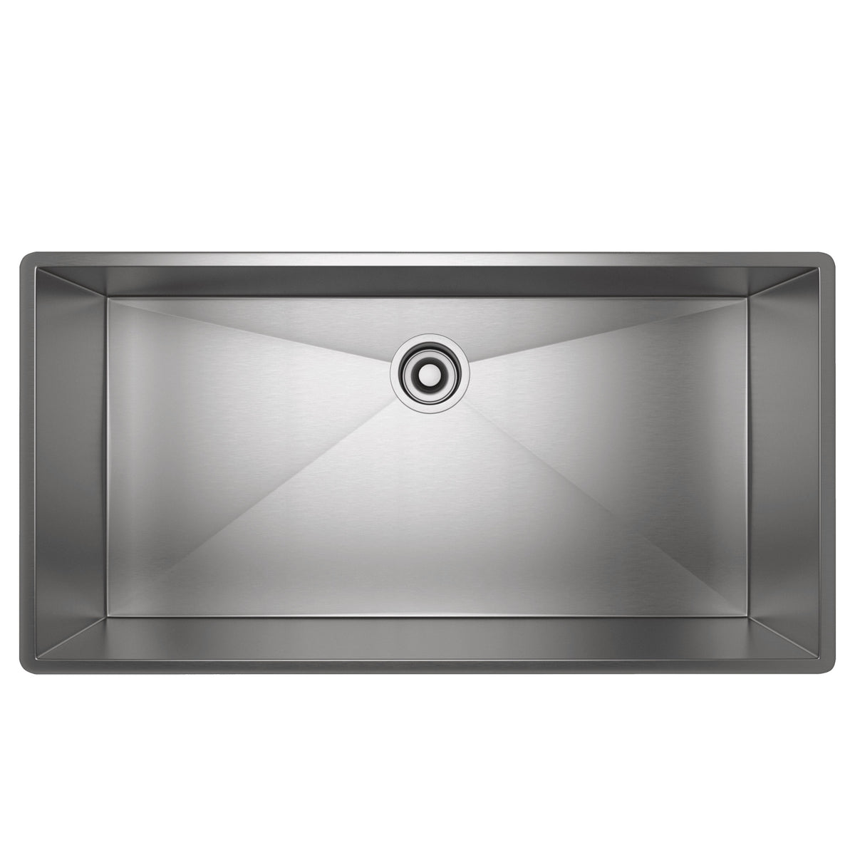 Rohl Forze Tarja Sencilla de Acero Inoxidable 36" - Acero Inoxidable Cepillado