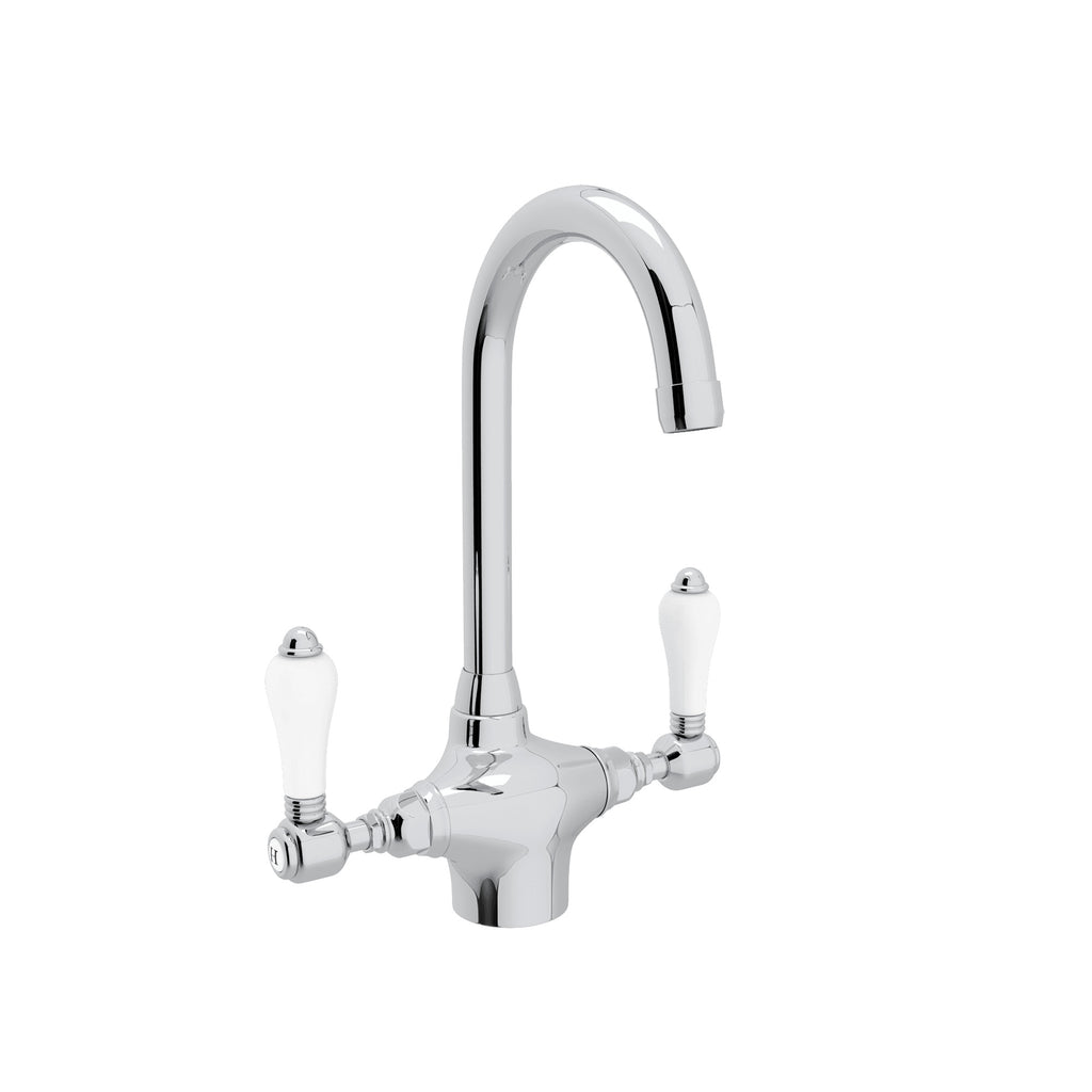 Rohl San Julio Mezcladora de Bar y Preparación de Dos Manijas Acqui - Cromo Pulido